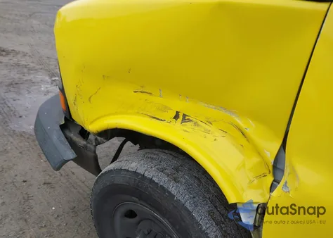 2007 Chevrolet Express Work Van from USA, damaged, VIN 1GCGG25V771104970